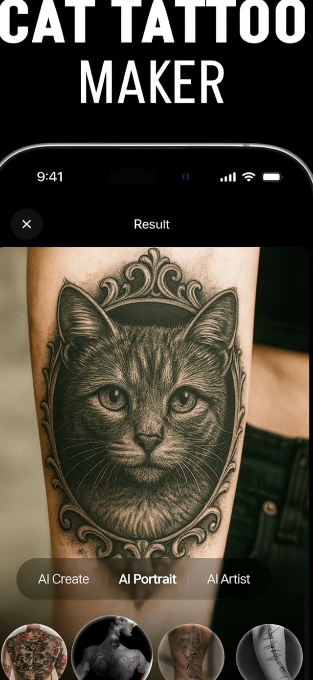 Tattoo Genie AI — App Store preview