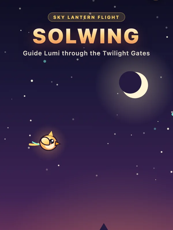 SOLWING start screen